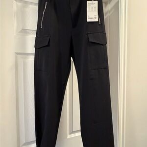 Athleta Black Women’s Endless Cargo Pants with Zip Details